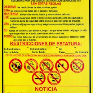 Safety Sign – Spanish