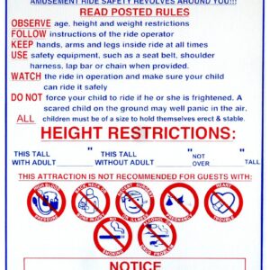 Safety Sign – English