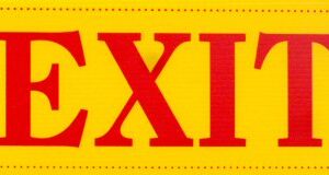 Exit Sign – 6″ x 15″